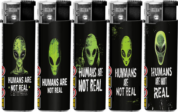 The Alien Motiv-Feuerzeug, 50er Display
