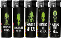 The Alien Motiv-Feuerzeug, 50er Display