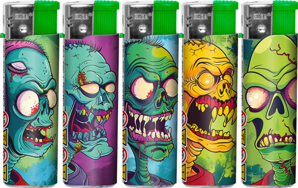 Wild Zombie Motiv-Feuerzeug, 50er Display,