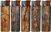 Wooden Lighter Motiv-Feuerzeug, 50er Display