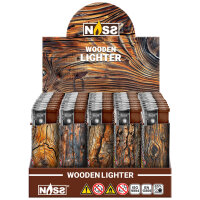 Wooden Lighter Motiv-Feuerzeug, 50er Display