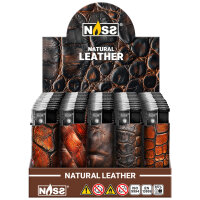 Natural Leather Motiv-Feuerzeug, 50er Display