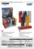 LED-Feuerzeug | Blue&sup2; Rainbow |, 30er Display