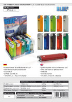 Feuerzeug "Blue&sup2;" 10er Mix Edition, 30er Display