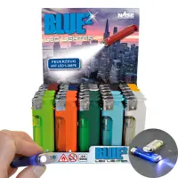 Feuerzeug "Blue&sup2;" 10er Mix Edition, 30er Display