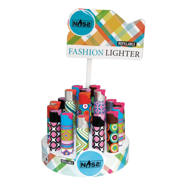 Metall-Feuerzeug Fashion-Lighter, 20er Display