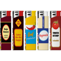 Ketchup Motiv-Feuerzeug, 50er Display