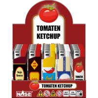 Ketchup Motiv-Feuerzeug, 50er Display