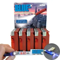 Feuerzeug Blue&sup2; Red Edition, 30er Display