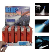 Feuerzeug Blue&sup2; Red Edition, 30er Display