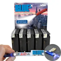Feuerzeug Blue&sup2; Black Edition, 30er Display