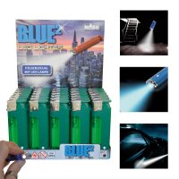 Feuerzeug Blue&sup2; Green Edition, 30er Display