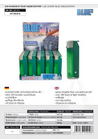 Feuerzeug Blue&sup2; Green Edition, 30er Display