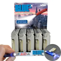 Feuerzeug Blue&sup2; Silver Edition, 30er Display
