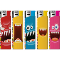 Monster Motiv-Feuerzeug, 50er Display