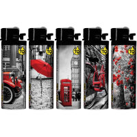 Reibrad-Motivfeuerzeug "Red ist Beautyful",...