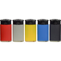 Feuerzeug 2in1 "2 HOT" Color Mix GUMMIERT, 25er Display