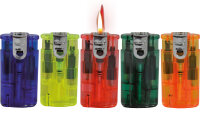 Feuerzeug 2in1 "2 HOT" Mix-Transparent 25er...