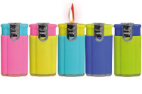 Feuerzeug 2in1 "2 HOT" Neon-Mix, 25er Display