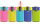 Feuerzeug 2in1 "2 HOT" Neon-Mix, 25er Display