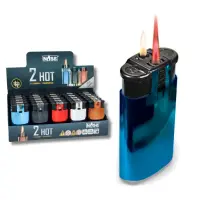 Feuerzeug 2in1 "2 HOT" METAL-GLANZ Edition 25er...