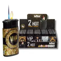 Feuerzeug 2in1 "2 HOT VIP" 25er Display