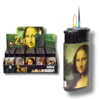 DUAL Soft + Jet-Flame Feuerzeug | Motiv Kunst | 25er Display