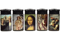 Feuerzeug 2in1 "2 HOT Kunst" 25er Display