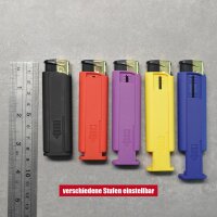 Feuerzeug "Fusion 2in1 Mix3" mit Handyhalterung, 25er Display