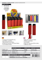 Feuerzeug "Fusion 2in1 Red" mit Handyhalterung, 25er Display