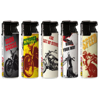 JET-Flame Motiv-Feuerzeug "Art of Steel" 50er...
