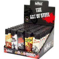 JET-Flame Motiv-Feuerzeug "Art of Steel" 50er...