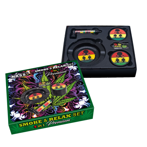 Smoke & Relax Set Premium 4 in1,1er Box