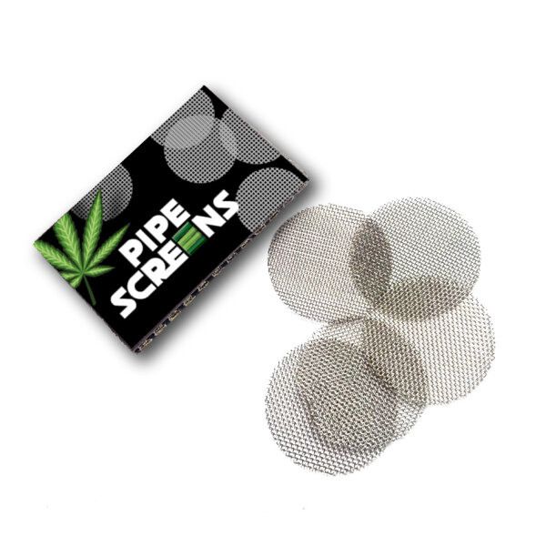 Pfeifensieb"Pipe Screens Silver" 100er-Box