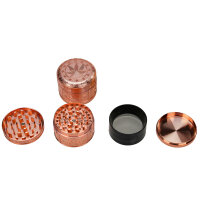 Metal Grinder"Metalic Cannabis", 6er Display