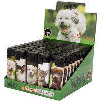 JET-Flame Motiv-Feuerzeug "Cats & Dogs"...