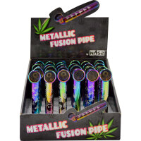 Metallic Fusion Glas-Pipe, 24er Display