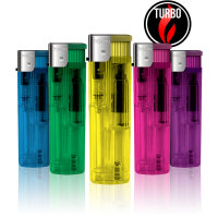 Jet-Feuerzeug | modern colors | "RIO" | 50er Display