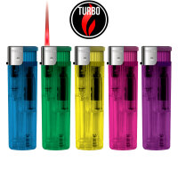 Jet-Feuerzeug | modern colors | "RIO" | 50er Display
