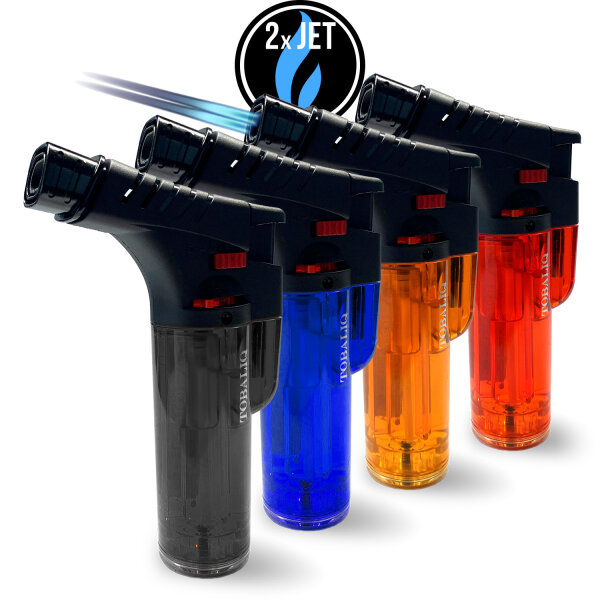 Double Jet-Flame Brenner | 11,4 cm | "X2", 12 er Display