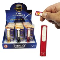 USB-Feuerzeug T-8 mit Gl&uuml;hspirale 15er Display