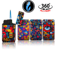 JET-Flame Feuerzeug &bdquo;Loriny Arts" | Flip Cap |...