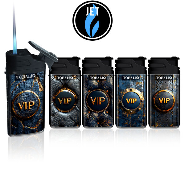 JET-Flame Feuerzeug &bdquo;Zlix-Vip&ldquo; | Flip Cap | 20er Display