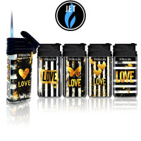 JET-Flame Feuerzeug &bdquo;Zlix- Love&ldquo; | Flip Cap |...