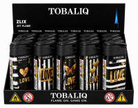 JET-Flame Feuerzeug &bdquo;Zlix- Love&ldquo; | Flip Cap | 20er Display