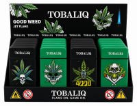 JET-Flame Feuerzeug &bdquo;Good Weed&ldquo; | Flip Cap |...