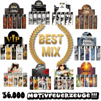 BEST-MIX 36.000 Motivfeuerzeuge &ndash; Motivauswahl auch...