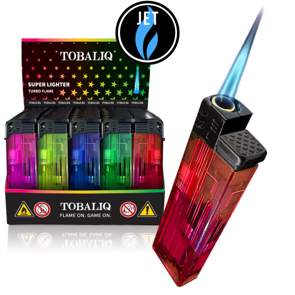 Jet-Flame Feuerzeug &bdquo;Super Lighter&ldquo; | 50er Display
