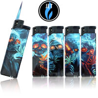 JET-Flame 3D-GLANZ-Motiv-Feuerzeug "Blaze...