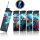 JET-Flame 3D-GLANZ-Motiv-Feuerzeug "Blaze Bones&ldquo; 50er Display